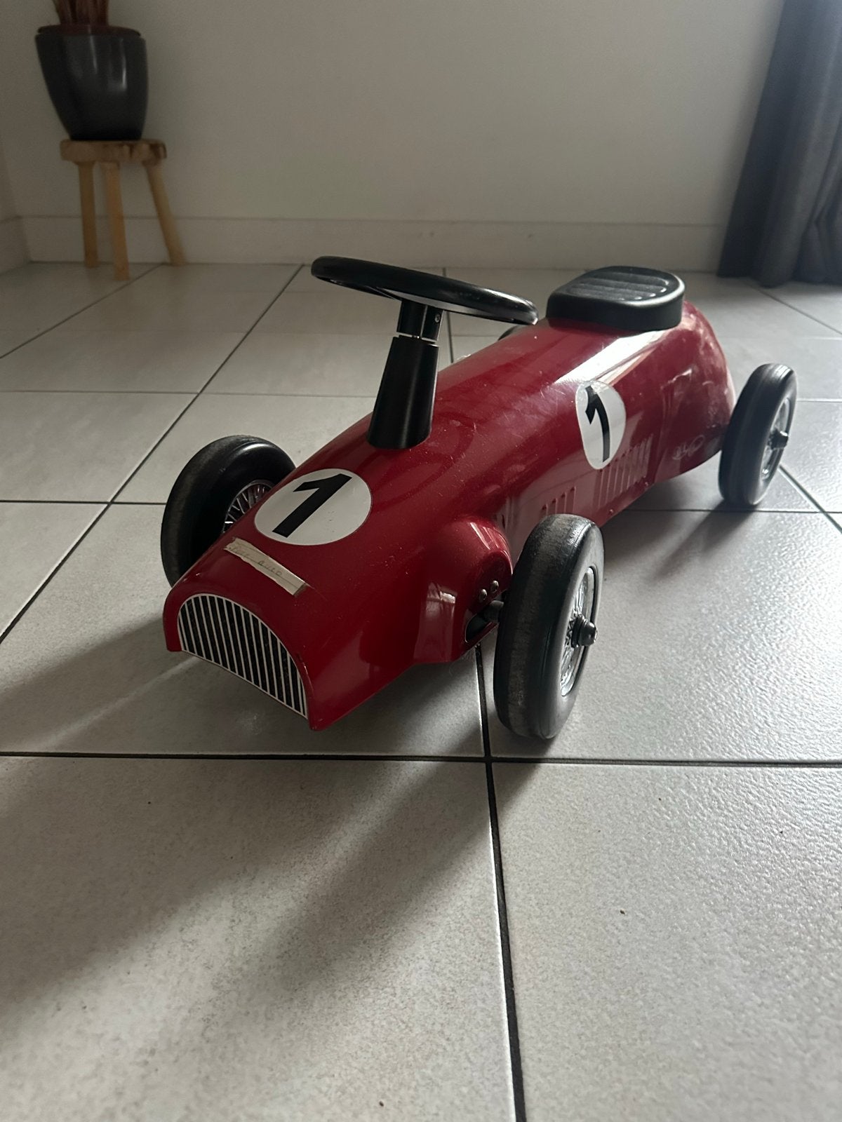 Rode Loop Raceauto voor Kinderen - Vintage Stijl, Ophalen, Gebruikt