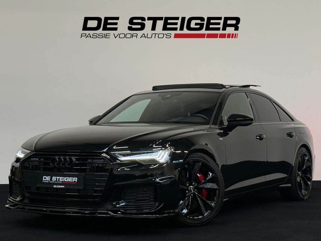 Audi A6 Limousine 55 TFSI e quattro S6 Competition ACC Pano, Auto's, Audi, Automaat, Gebruikt, Zwart, 4 cilinders