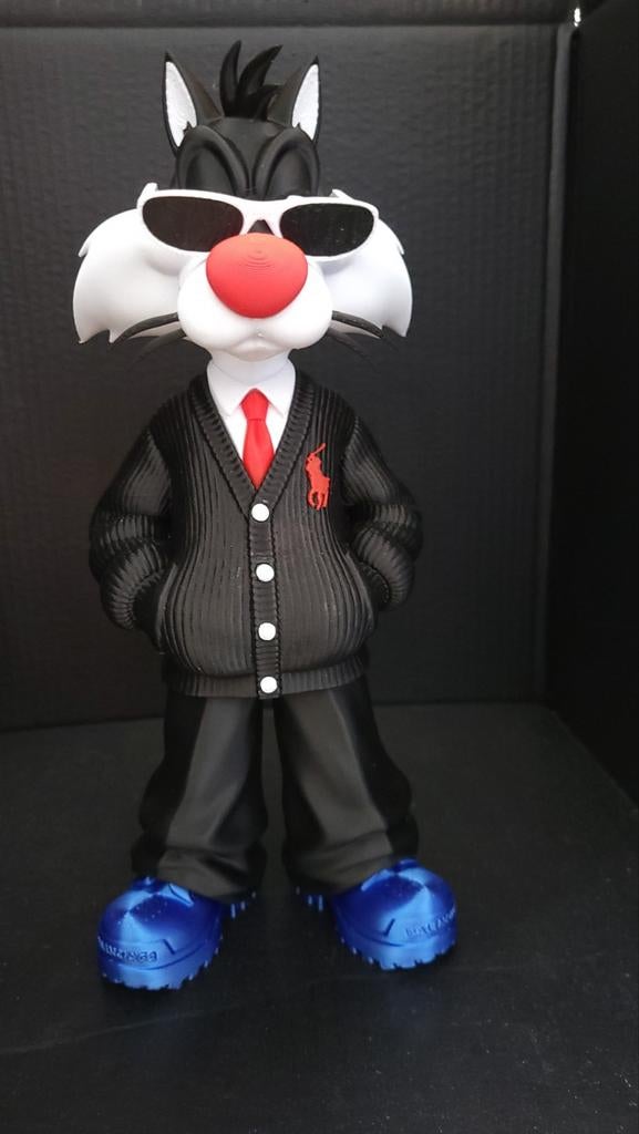 Sylvester de Kat en Greninja 3D geprinte figuren, Verzamelen, Poppetjes en Figuurtjes, Ophalen of Verzenden, Nieuw