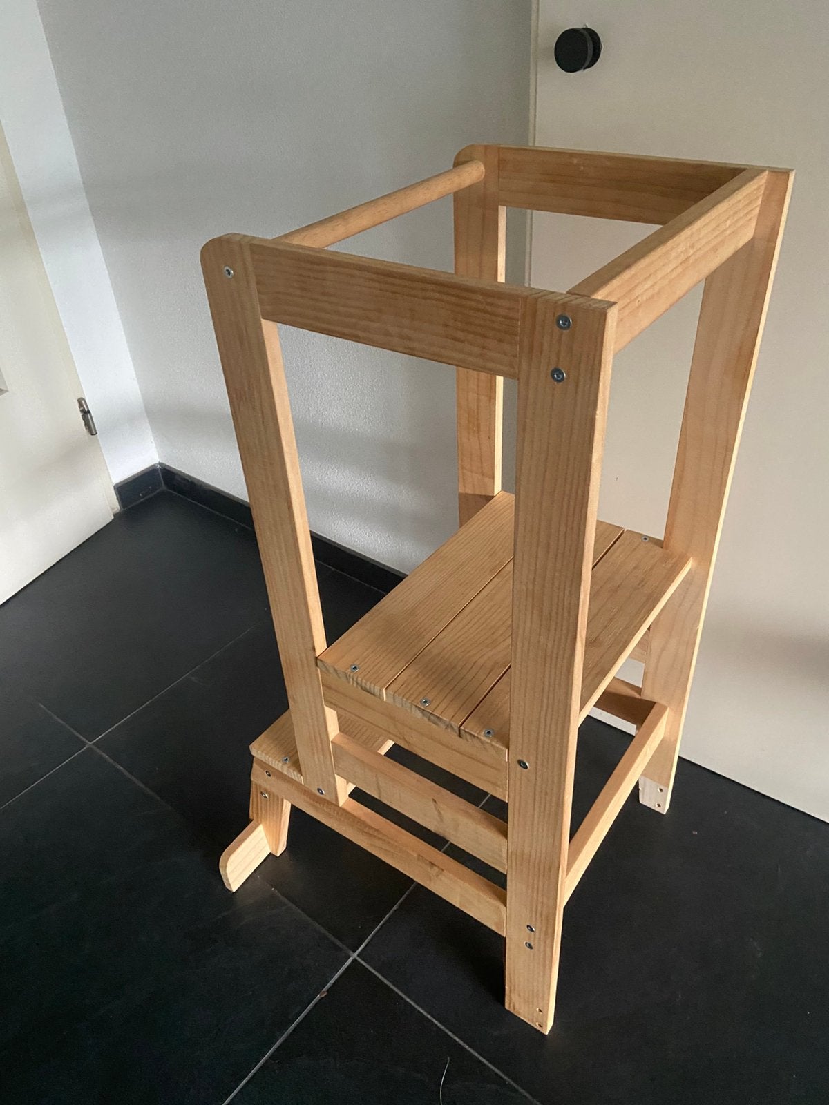 Houten leertoren, Ophalen, Zo goed als nieuw