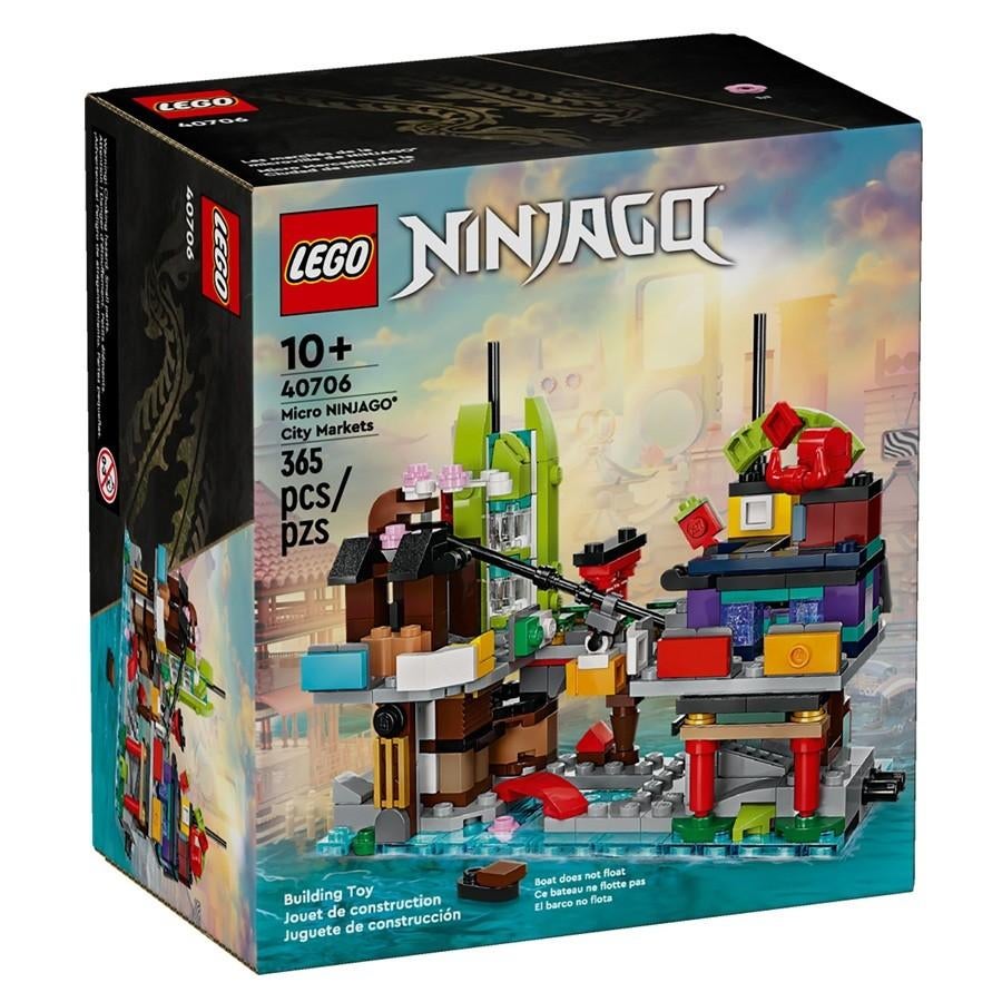 LEGO Ninjago 40706 Micro NINJAGO Stadsmarkten * ’t LEGOhuis, Lego, Nieuw, Ophalen of Verzenden, X