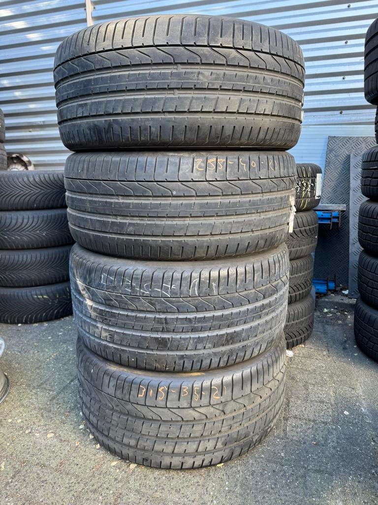 Set pirelli zomerbanden 2x 285/40/21 en 2x 315/35/21, Gebruikt, 285 mm, Band(en), Personenwagen