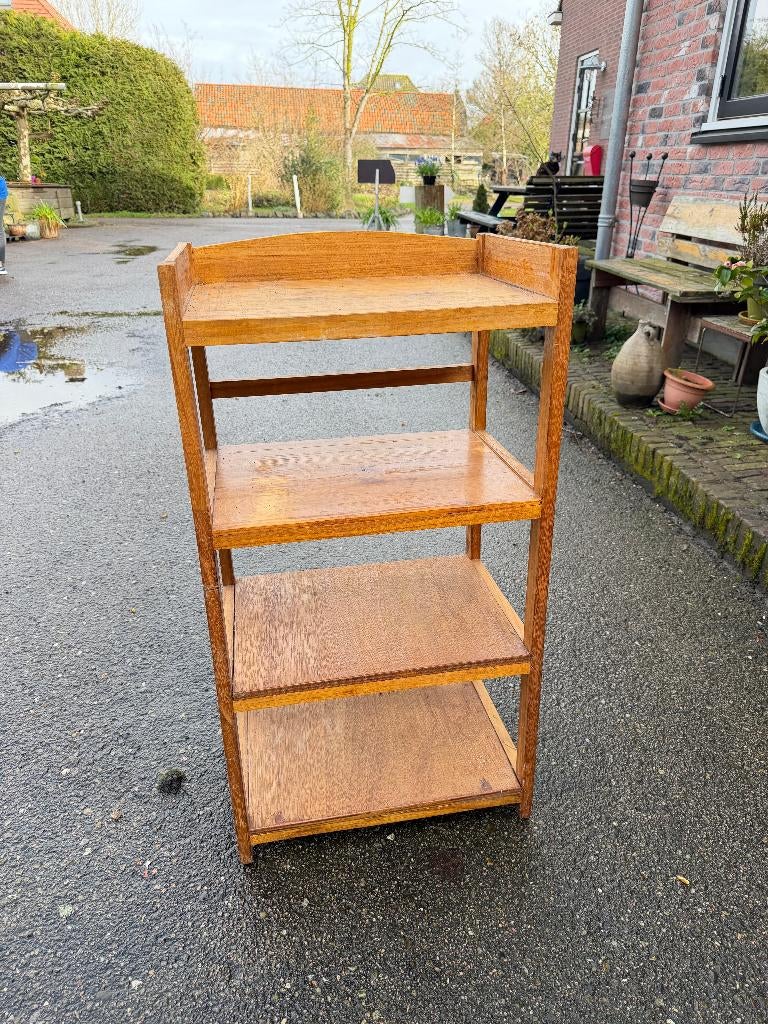 Vintage houten kastje – Scandinavische / Deense stijl, Antiek en Kunst, Antiek | Meubels | Kasten, Ophalen
