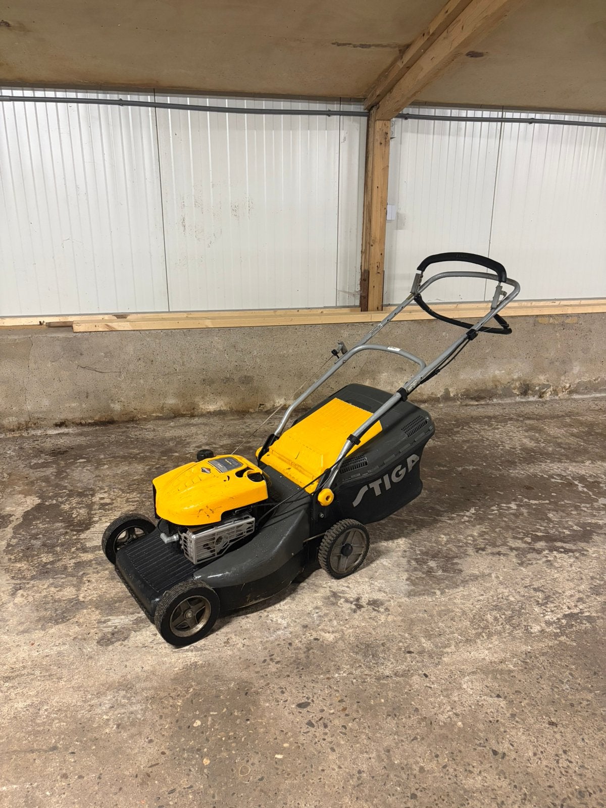 Stiga Turbo pro 50 SB, Ophalen, Cirkelmaaier, Gebruikt, 50 cm of meer