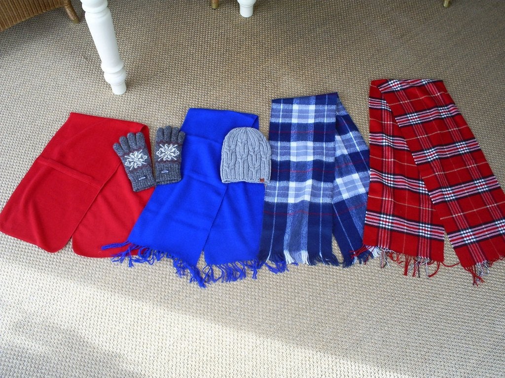 Sjaals en handschoenen, Ophalen of Verzenden, Gedragen, Maat 38/40 (M), Sjaal