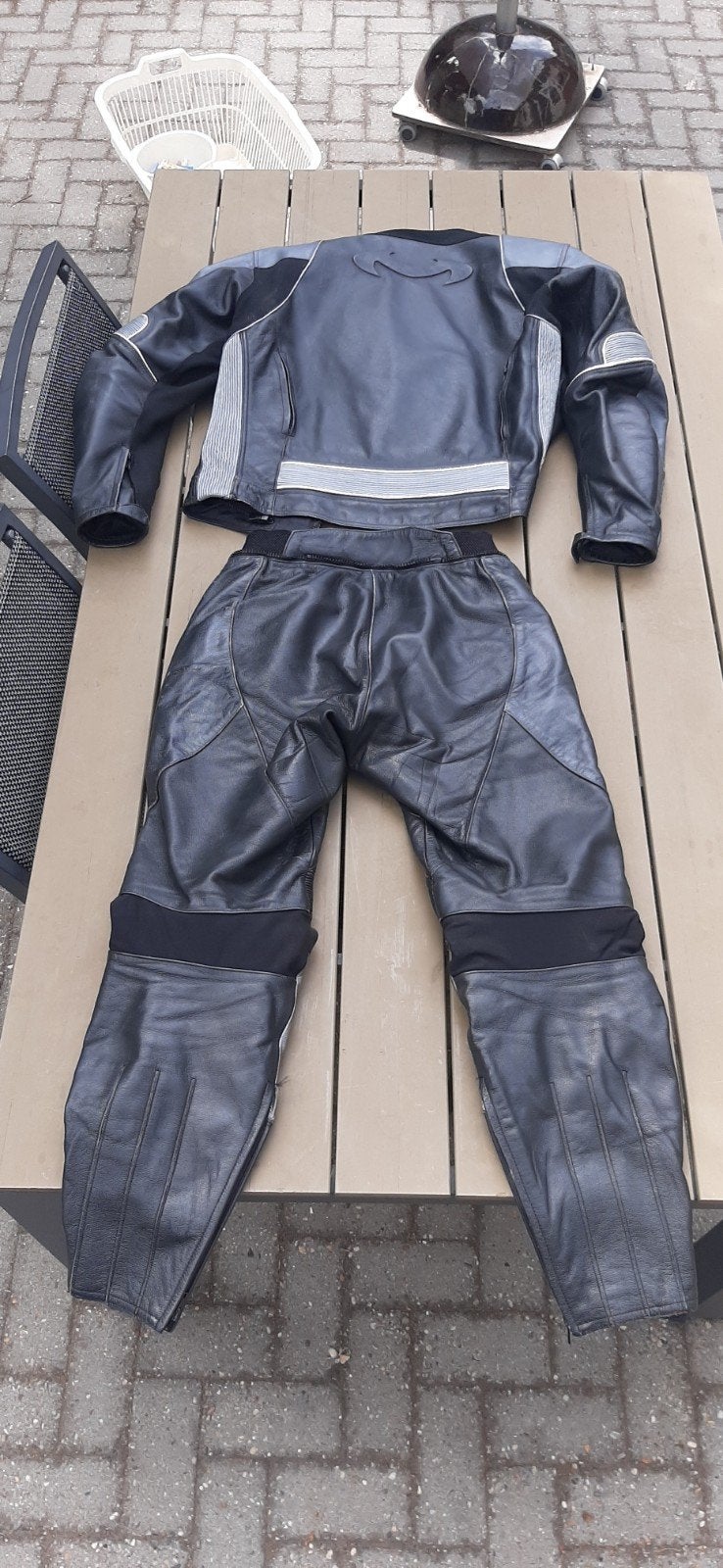 MQP leren motorpak maat 54 - Nette staat met protectie, Ophalen of Verzenden