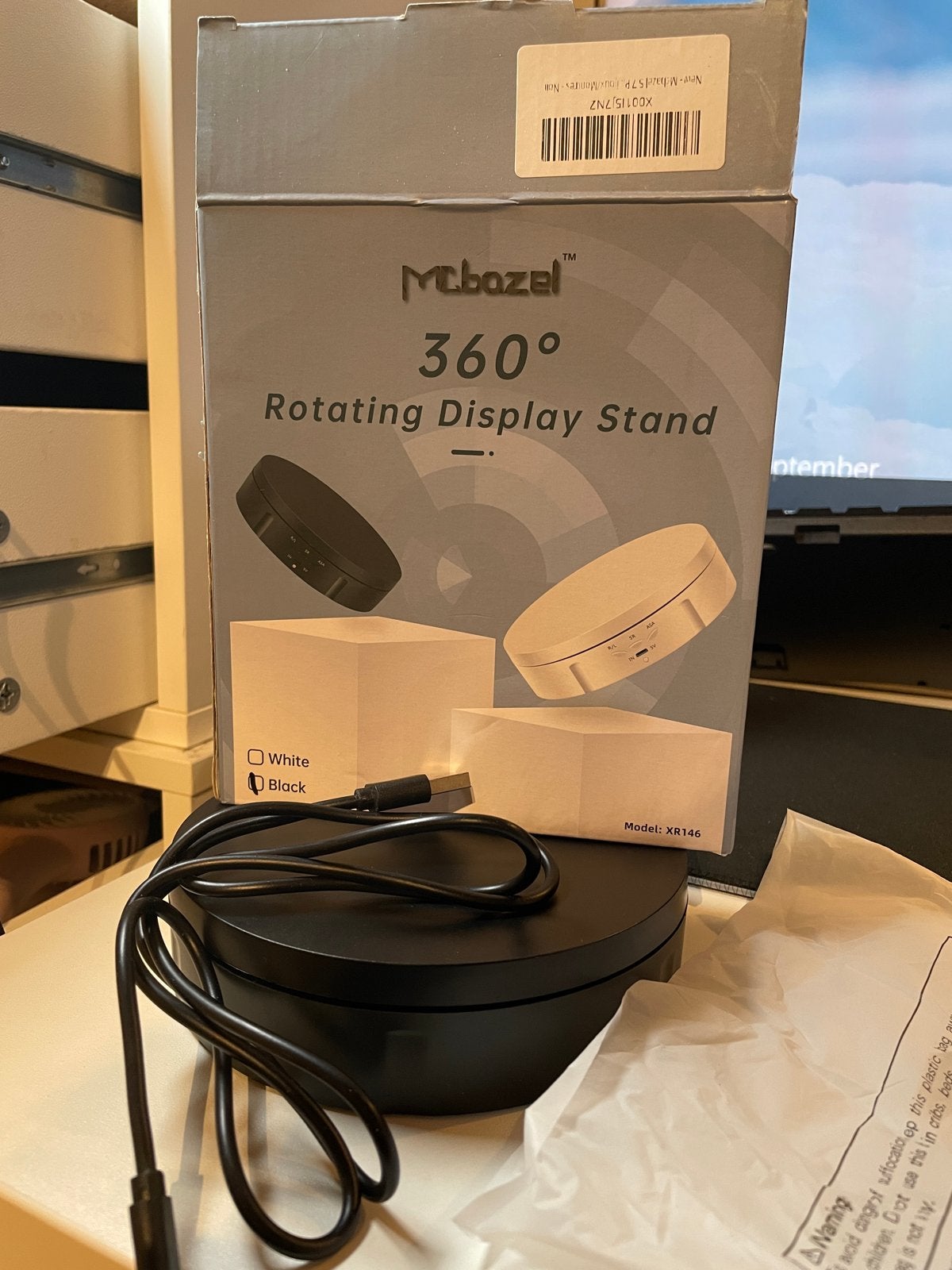 Mcbazel 360 Roterende Display Standaard - Zwart, Ophalen of Verzenden, Nieuw