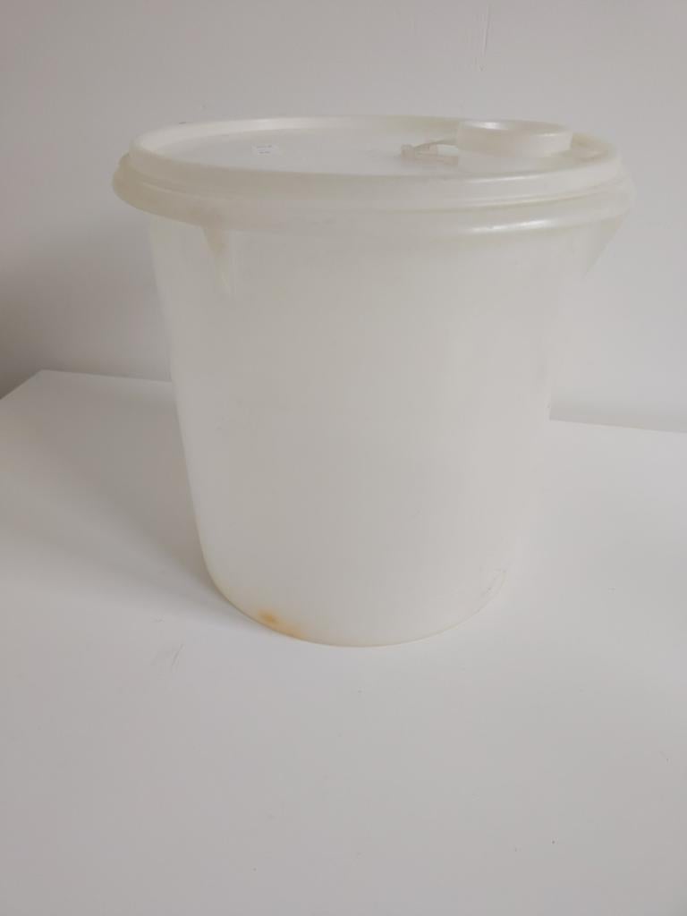 Emmertje Tupperware, Ophalen of Verzenden, Gebruikt, Wit, Overige typen