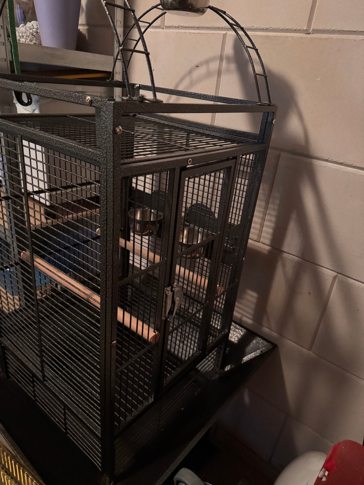 Kooi Papegooi vogelkooi, Dieren en Toebehoren, Ophalen, Metaal, Vogelkooi