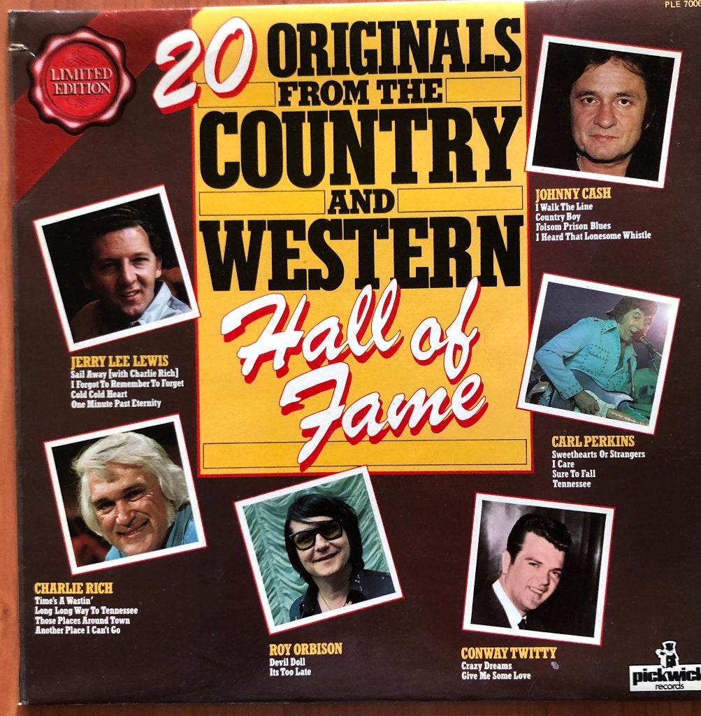 20 ORIGINALS COUNTRY & WESTERN LP: O.A. JOHNNY CASH, Ophalen of Verzenden, Gebruikt, 12 inch