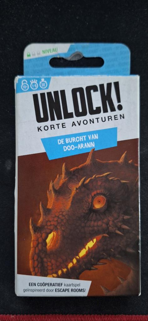 Unlock! Korte Avonturen: De Burcht van Doo-Arann, Vijf spelers of meer, Ophalen, Zo goed als nieuw, Space Cowboys