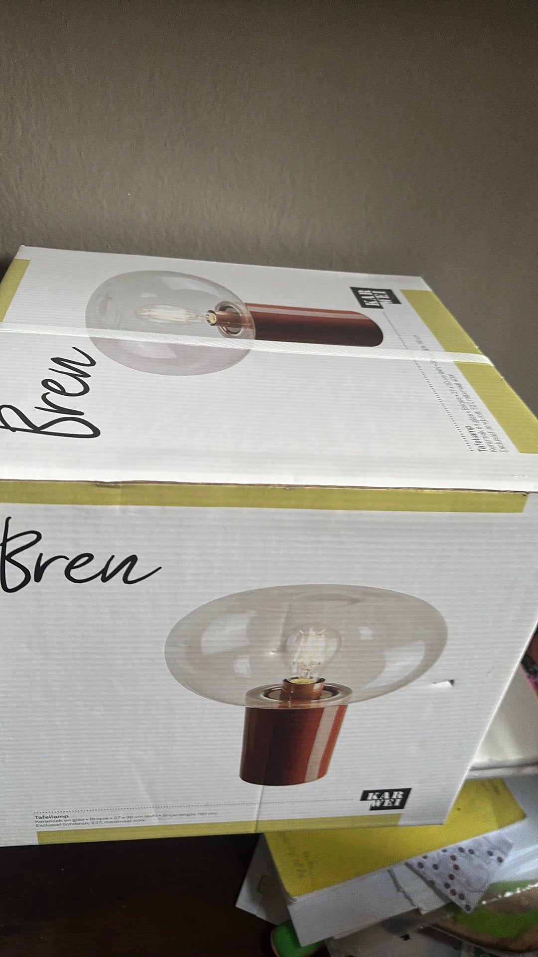 nieuw in doos 2 lampen Bren Karwei, Huis en Inrichting, Lampen | Spots, Ophalen of Verzenden, Zo goed als nieuw