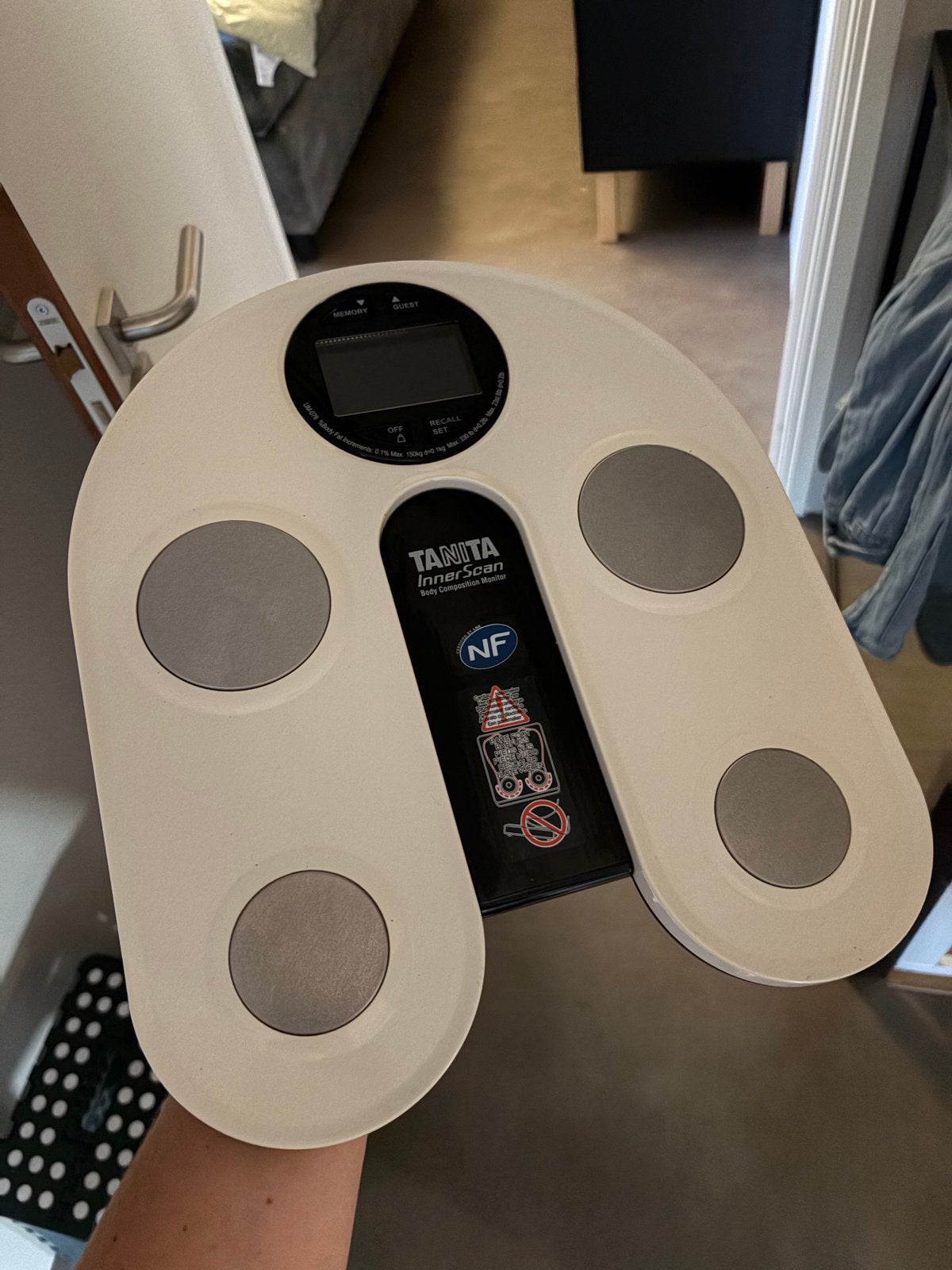 Tanita UM-076 Innerscan Personen weegschaal - Vetpercentage, Ophalen, 1 tot 500 gram, 100 kg of meer, Personenweegschaal