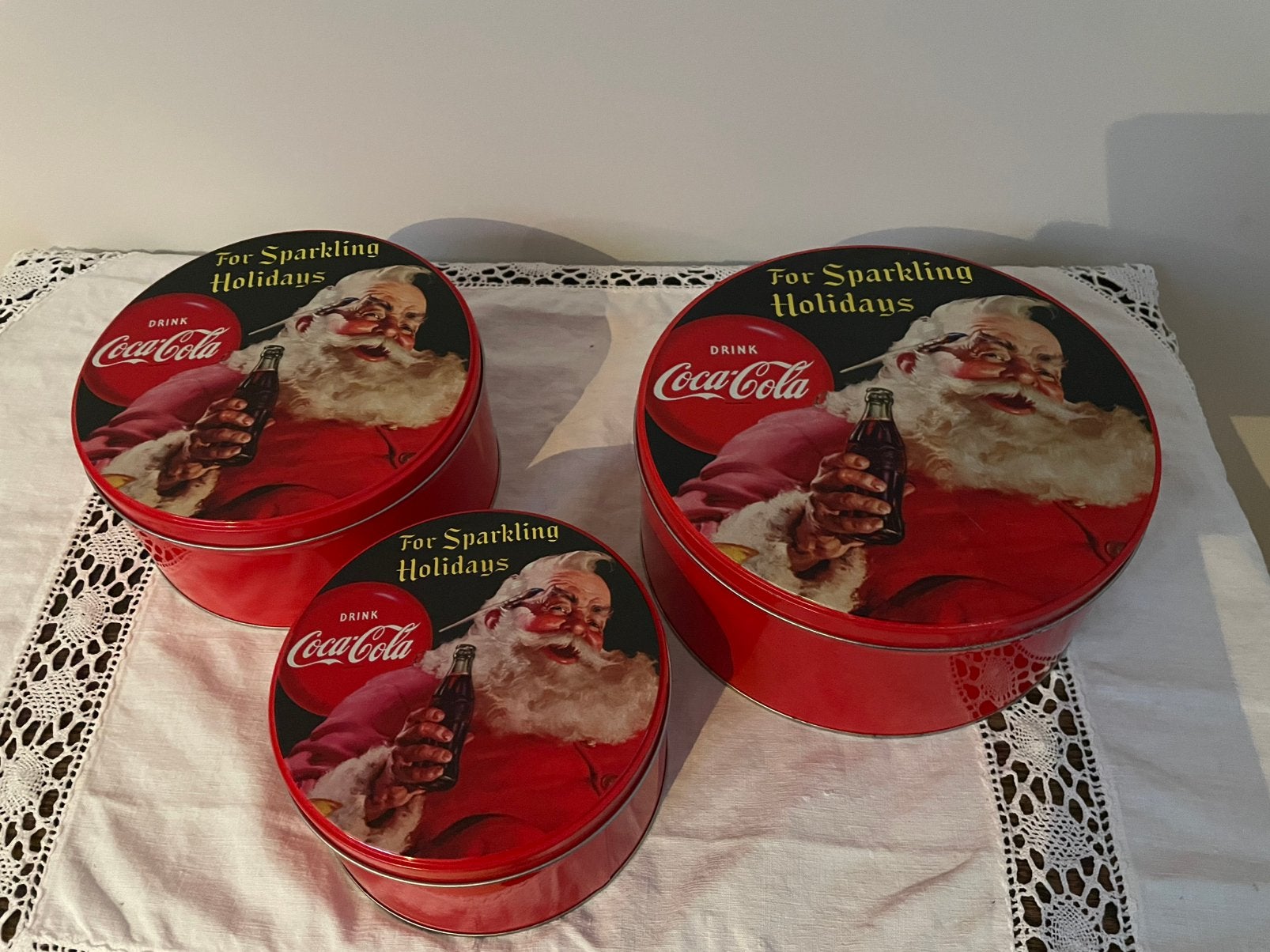 3 leuke Coca Cola Kerst blikken, Diversen, Ophalen of Verzenden, Zo goed als nieuw