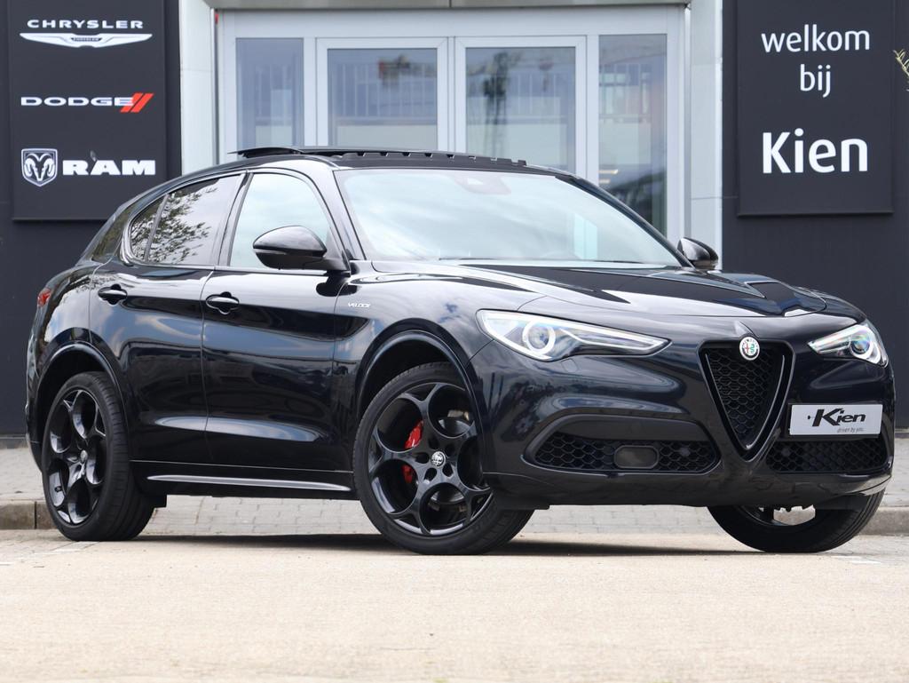 Alfa Romeo Stelvio 2.0 T AWD 6C Villa d'Este, Auto's, Alfa Romeo, Bedrijf, Te koop, Stelvio, 4x4, ABS, Achteruitrijcamera, Adaptive Cruise Control