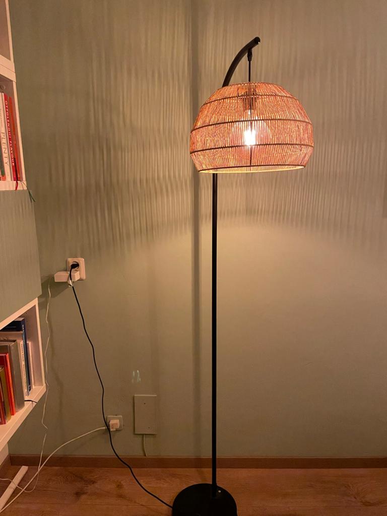 Vloerlamp Segin Kwantum, Huis en Inrichting, Lampen | Vloerlampen, Ophalen, Gebruikt, Metaal, 150 tot 200 cm