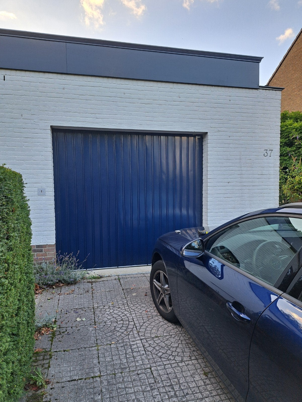 Garagedeur  240 breed en 220 hoog