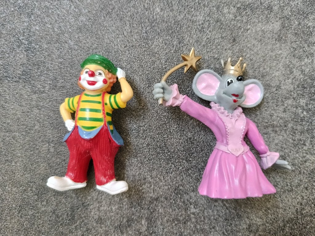 2 poppetjes van Julianatoren, Ophalen of Verzenden, Zo goed als nieuw