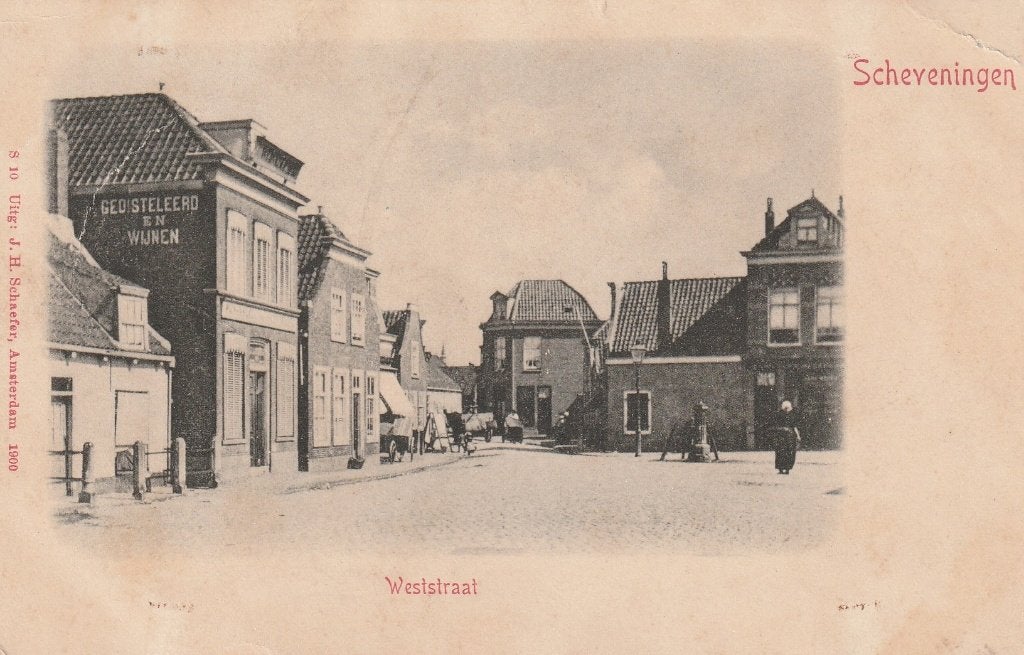 Scheveningen    Weststraat, Ophalen of Verzenden, Voor 1920, Ongelopen, Zuid-Holland