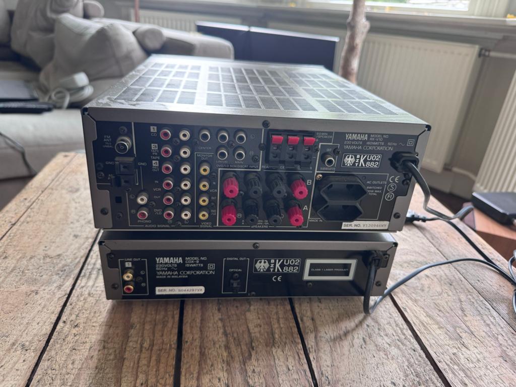 Yamaha Receiver en CD-speler set, Audio, Tv en Foto, Stereo-sets, Gebruikt, Cd-speler, Overige merken, Losse componenten, Ophalen