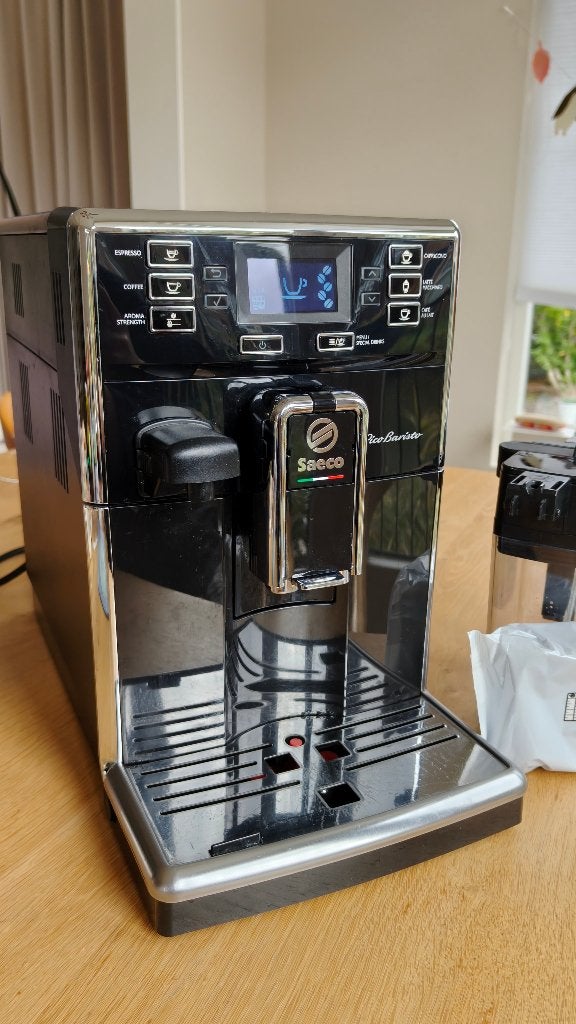 Saeco Volautomatische Espressomachine met extra Filter, Ophalen, Espresso apparaat, 10 kopjes of meer, Koffiebonen