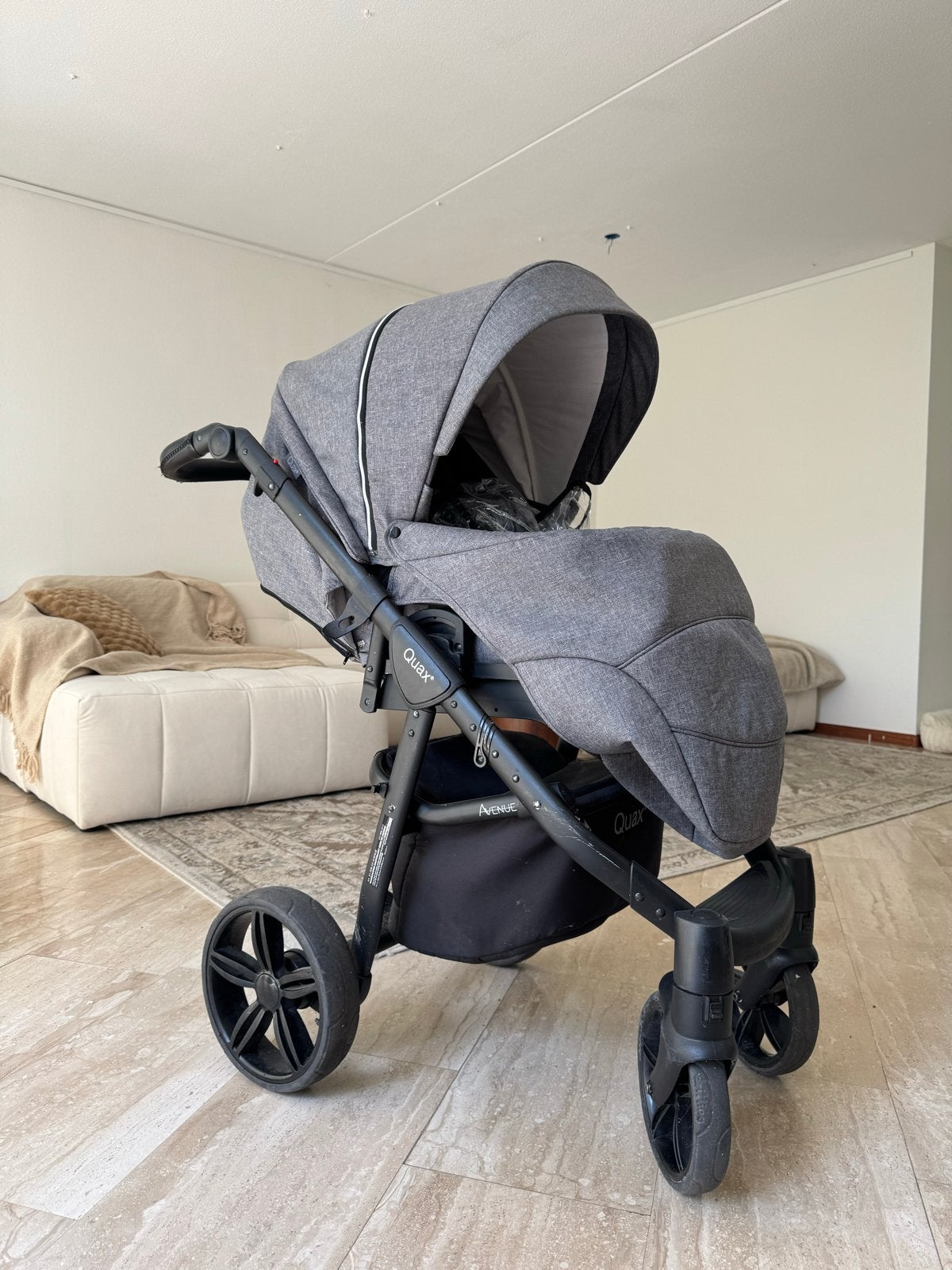 Quax Combiwagen - Stijlvol en Comfortabel, Zo goed als nieuw, Combiwagen, Met reiswieg, Ophalen