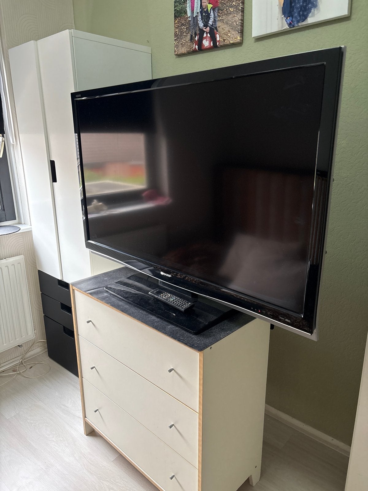 Sharp Aquos LCD TV LC-52X20E met afstandsbediening, Ophalen, Gebruikt, 50 Hz, LCD