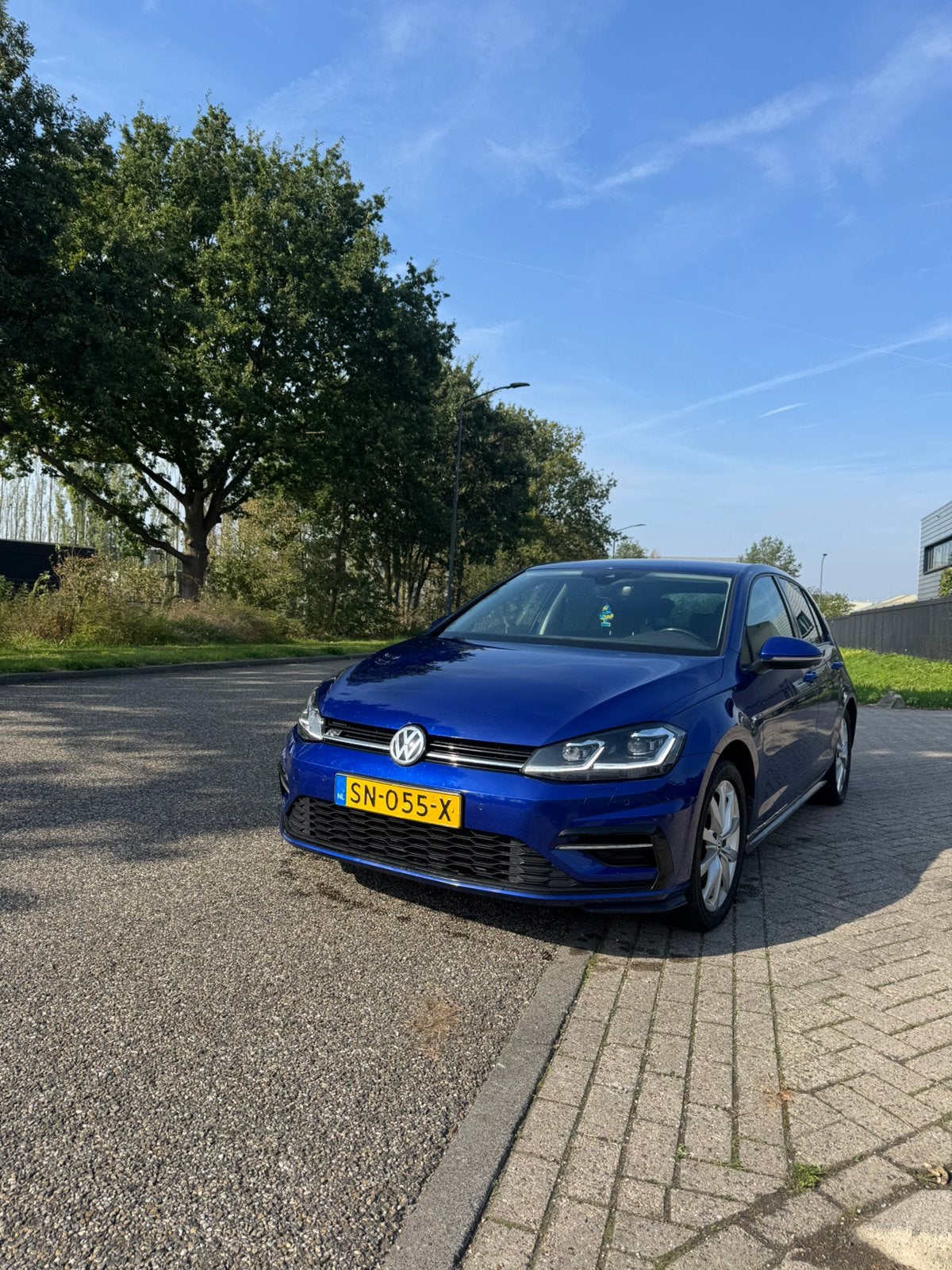 Volkswagen Golf 7,5 R-line, 4 cilinders, Blauw, 1202 kg, 1395 cc