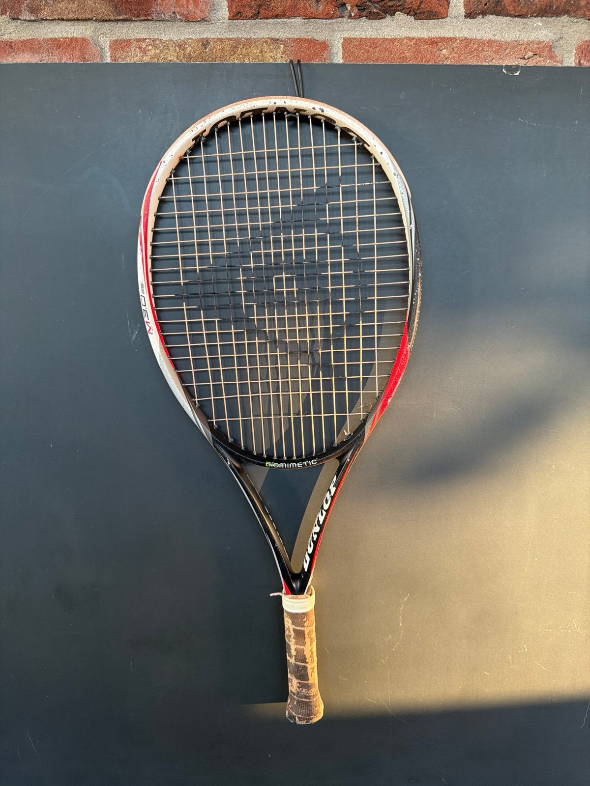 Dunlop Biomimetic Tennisracket - Gebruikt, Sport en Fitness, Tennis, Ophalen of Verzenden, Gebruikt, Racket, Dunlop