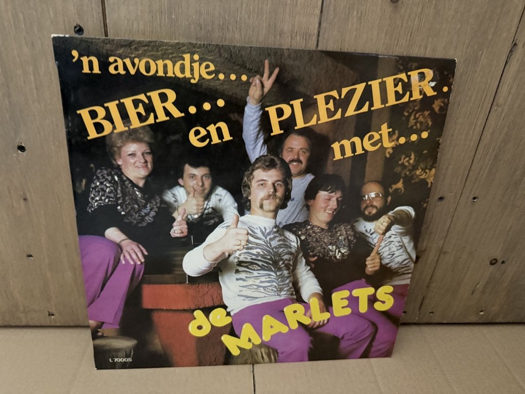 LP- 'n avondje bier en plezier - De Marlets -Piraten topper, LP, Gebruikt, Overige formaten, Levenslied of Smartlap