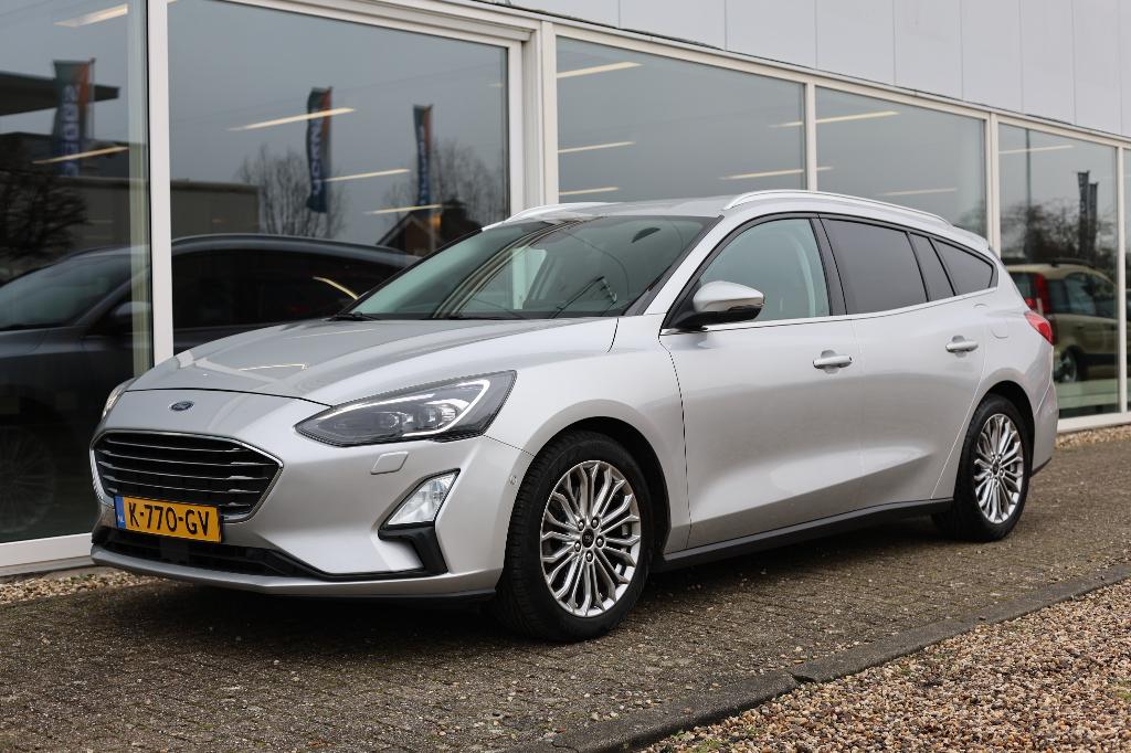 Ford Focus 1.0i 125pk Wagon Titanium Business 2019 Grijs, Auto's, Ford, Euro 6, 1331 kg, Grijs, USB
