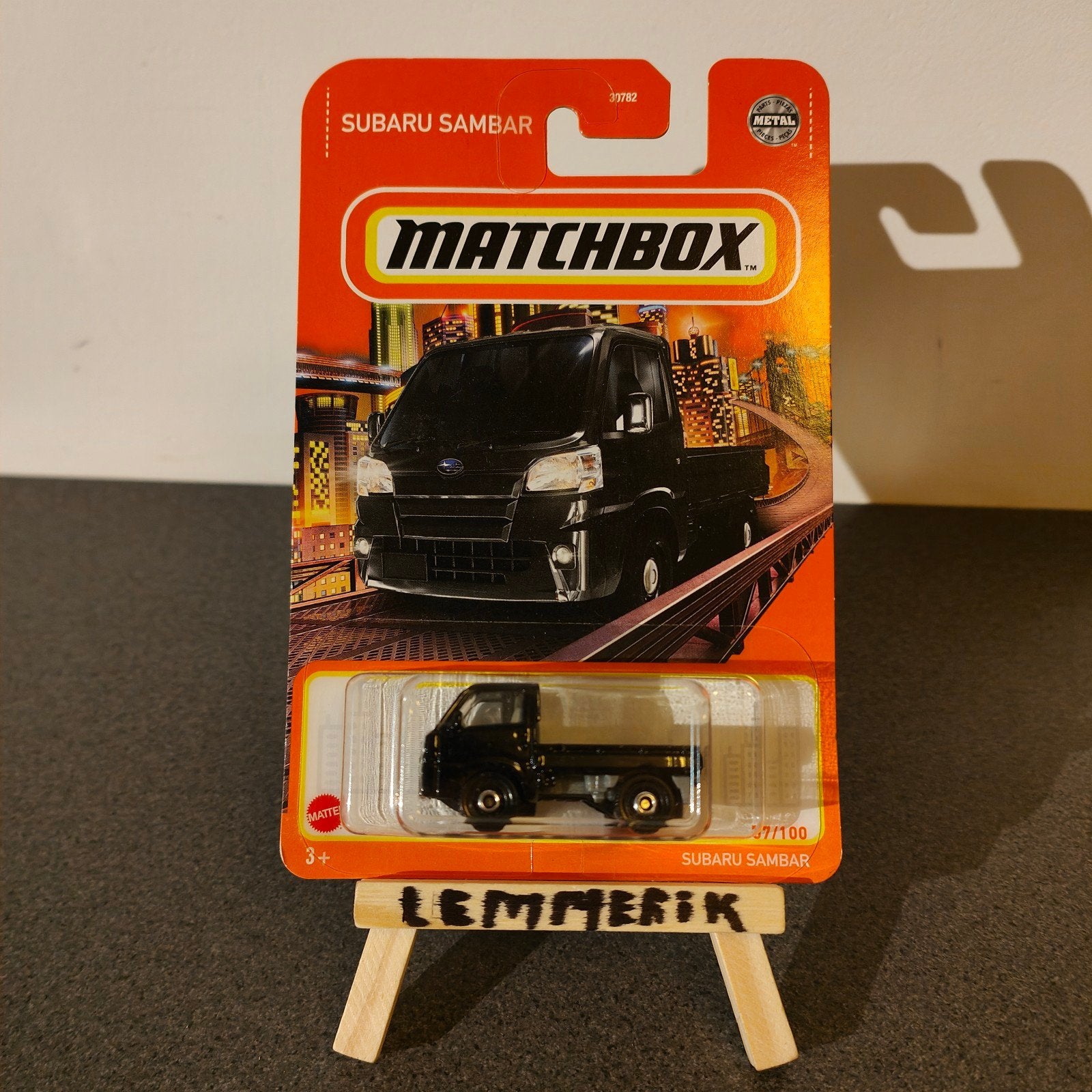 Matchbox Long Card Subaru Sambar - Nieuw in verpakking, Ophalen of Verzenden, Nieuw, Auto