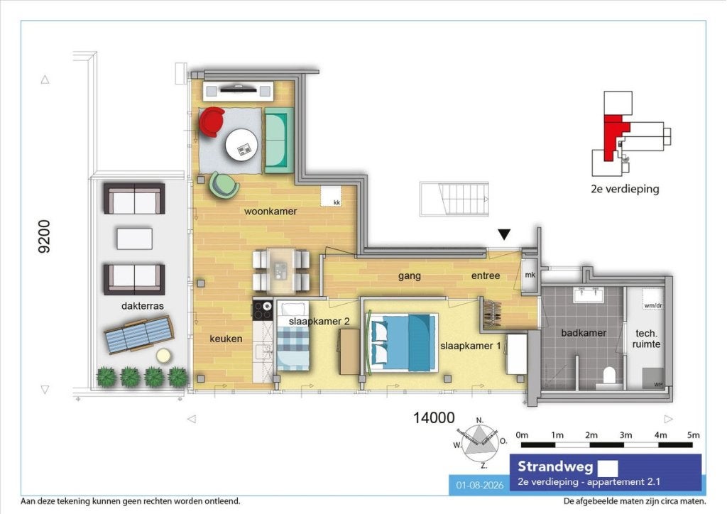 NIEUW! Woonruimte te huur Strandweg, Hoek van Holland, Huizen en Kamers