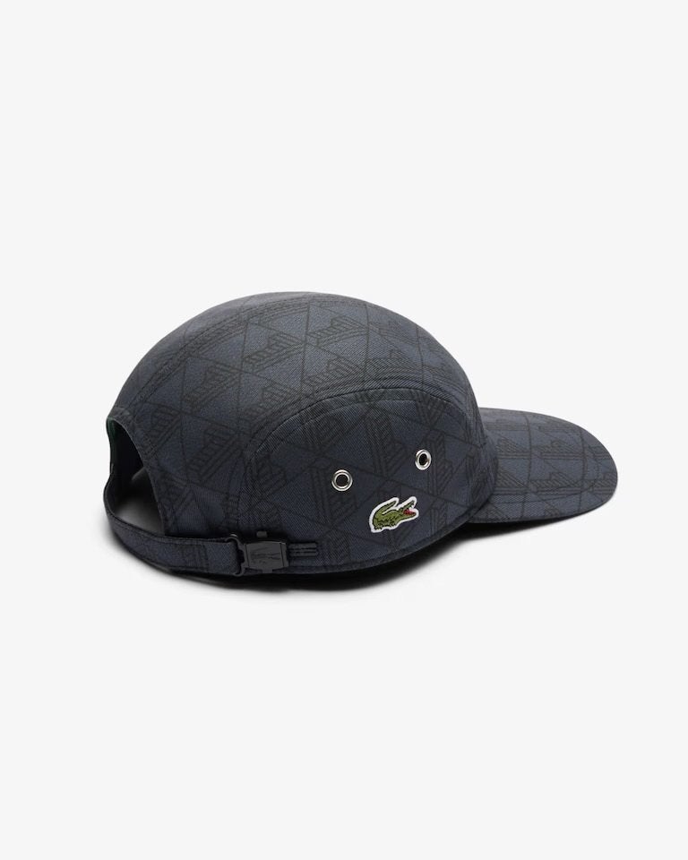 Lacoste Pet met Monogramprint - Donkergrijs, Ophalen of Verzenden, Nieuw, 57 cm (M, 7⅛ inch) of minder, Pet