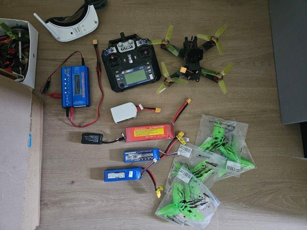 Complete FPV drone set met veel extra's, Gebruikt, 100 tot 1000 meter, Overige merken, Ophalen of Verzenden