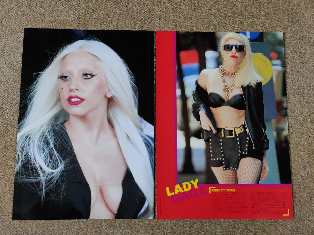 lady gaga japanse knipsels / interview inrock magazine, Verzenden, 1980 tot heden, Buitenland, Knipsel(s)
