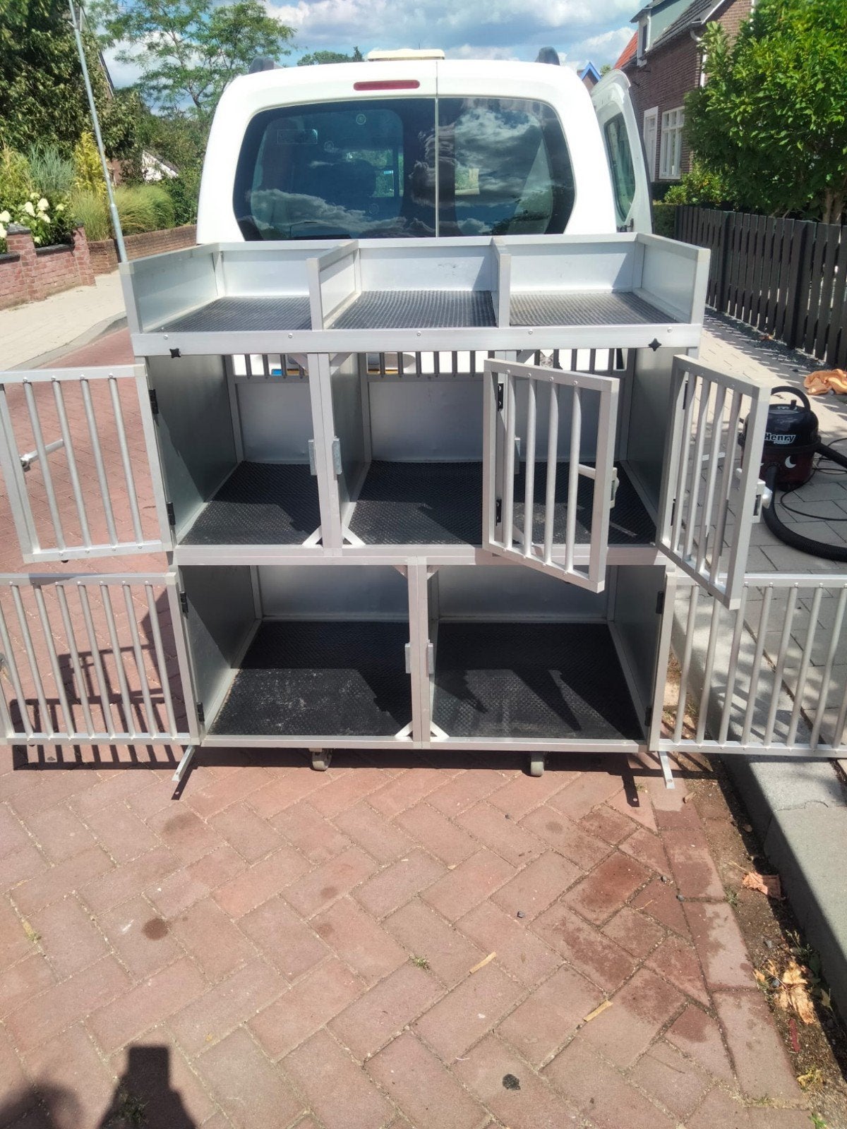 Honden auto benches voor Berlingo Peugot partner etc., Ophalen, Zo goed als nieuw