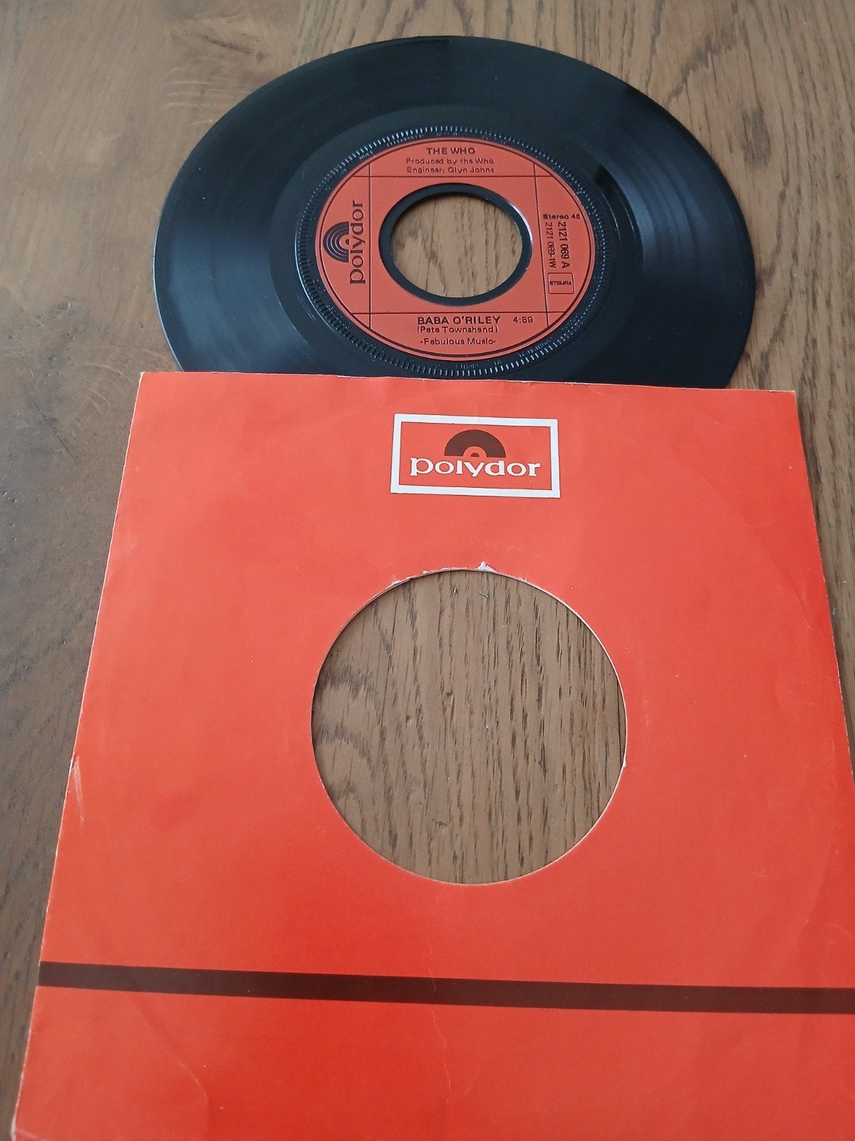 VINYL SINGLE     THE WHO   1972, Ophalen of Verzenden, Zo goed als nieuw, Overige formaten, Poprock