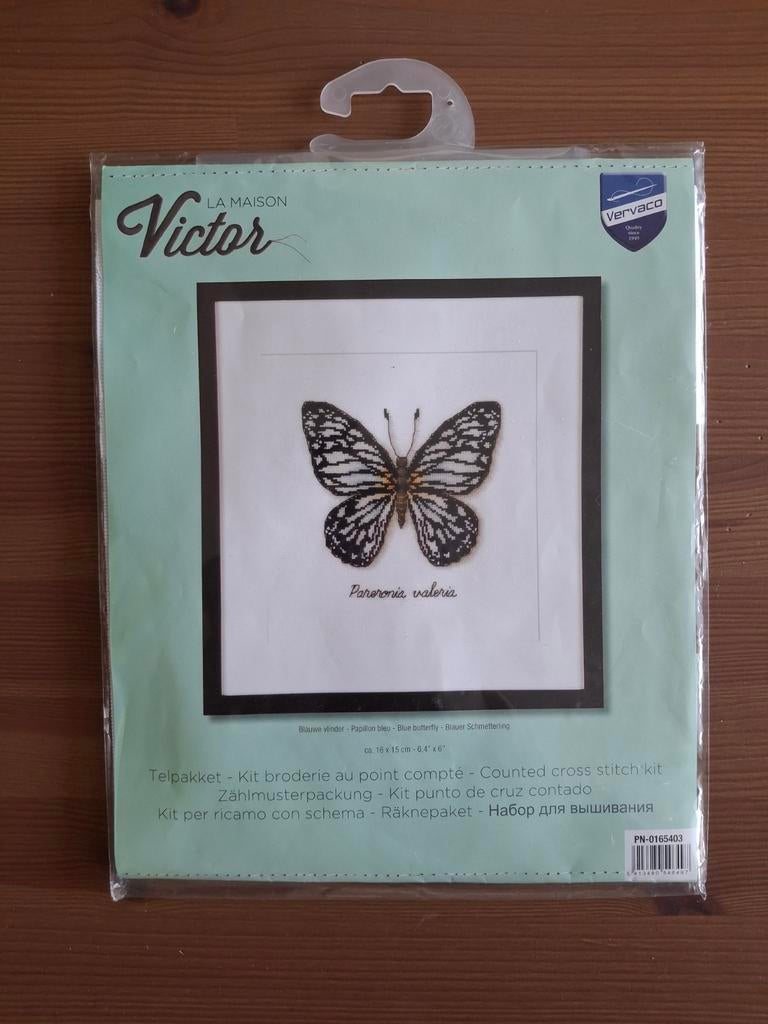 Victor La MaisonnBorduurpakket vlinder, Ophalen of Verzenden, Nieuw, Dieren, Knutselwerk
