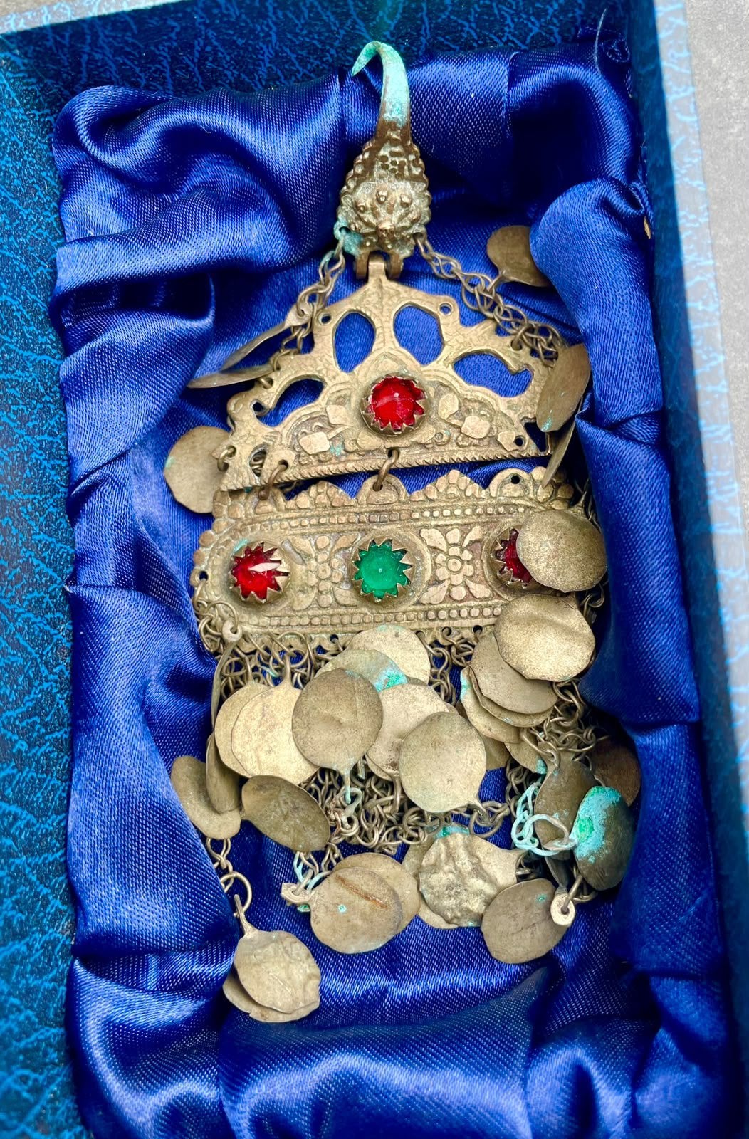 19e eeuw Ottomaanse hoofdtooi/bruidssieraad (trepka), Ophalen of Verzenden