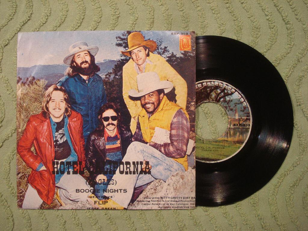 Eagles 7" Vinyl EP: ‘Hotel California’ (Thailand), Ophalen of Verzenden, Zo goed als nieuw, Pop