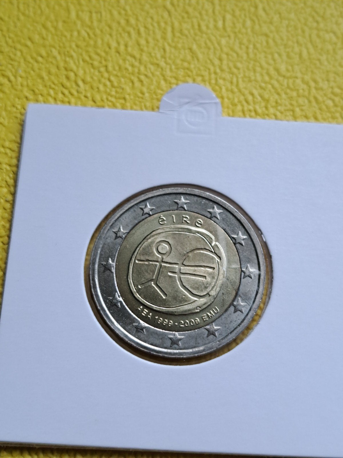 2 euro UNC Ierland 10 jaar EMU 2009, Postzegels en Munten, Munten | Europa | Euromunten, Ophalen of Verzenden, Ierland, 2 euro
