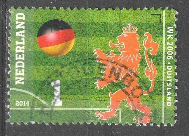 nvph 3194 WK Voetbal Duitsland 2014, Ophalen of Verzenden, Na 1940, Gestempeld