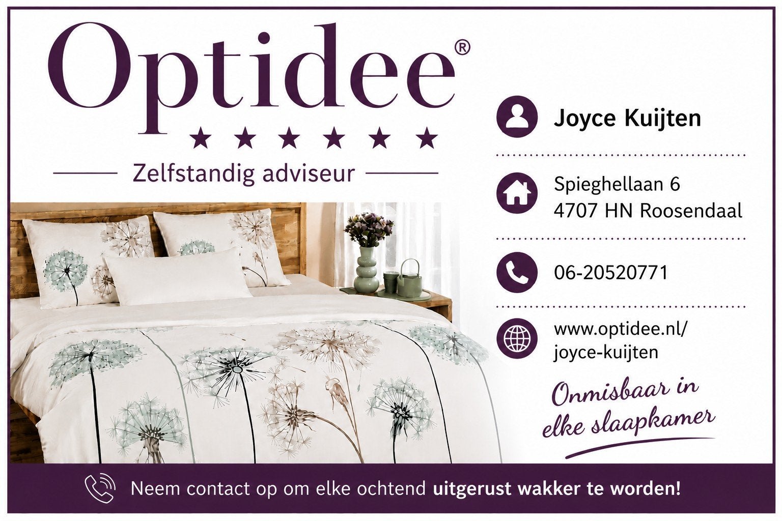 Optidee adviseur, Ophalen