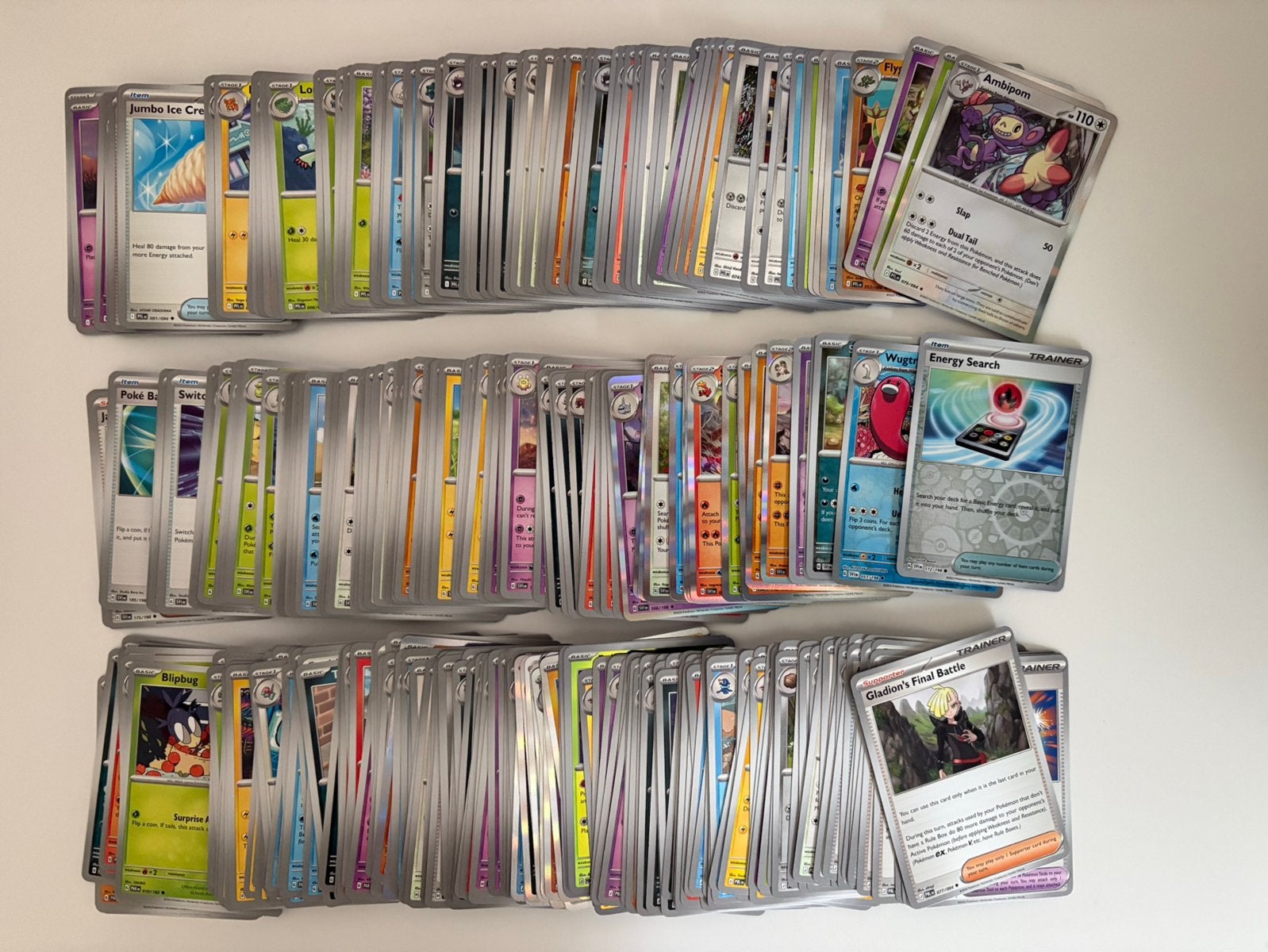 Pokémon Bulk diverse sets 399 kaarten (geen dubbelen), Ophalen of Verzenden, Zo goed als nieuw, Meerdere kaarten
