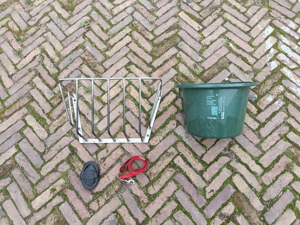 Voerbak Hooiruif voor Pony Paard Geit Schaap, Overige merken, Ophalen, Gebruikt, Voerbak/-ton