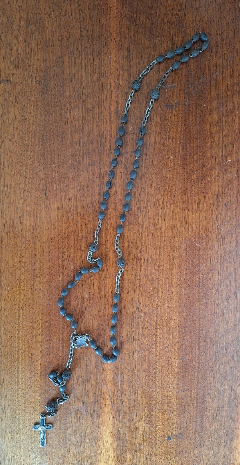 Frans katholieke rozenkrans, gebedsketting, Ophalen of Verzenden, Zo goed als nieuw, Sieraad