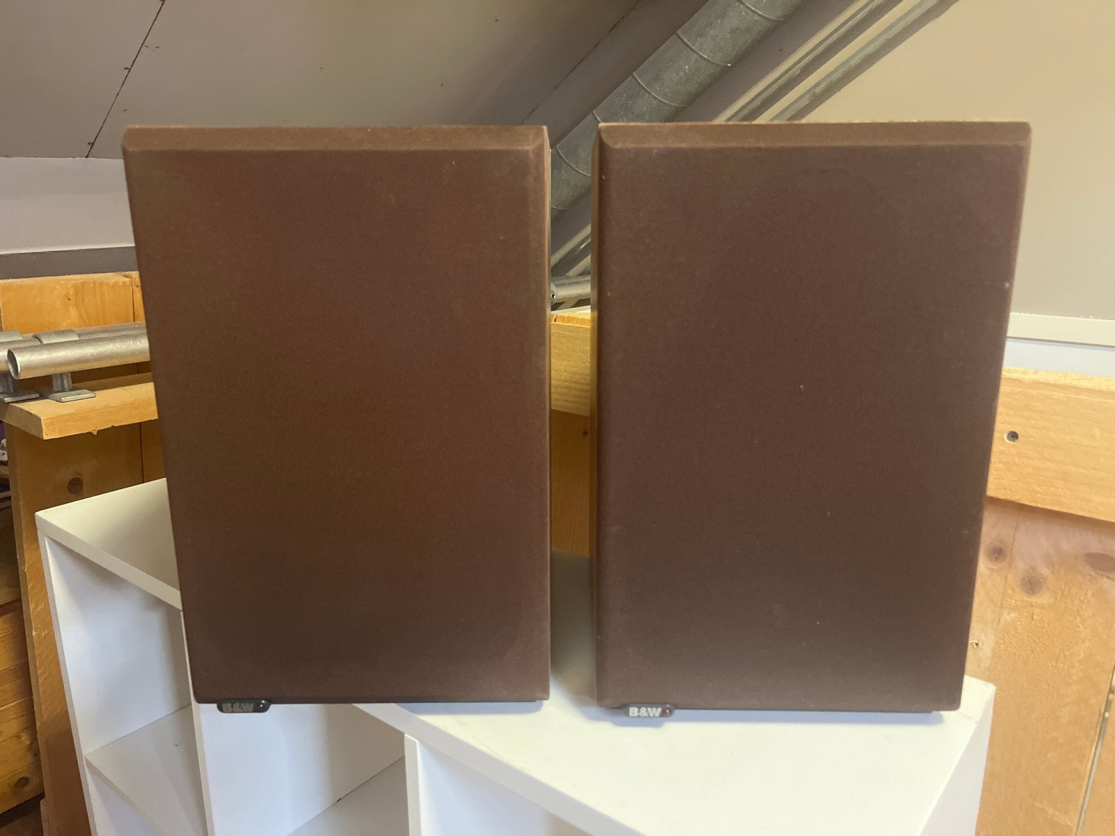 B&W DM100 luidsprekers - Set van 2, Ophalen, Stereo speakers, Gebruikt, Bowers & Wilkins (B&W)