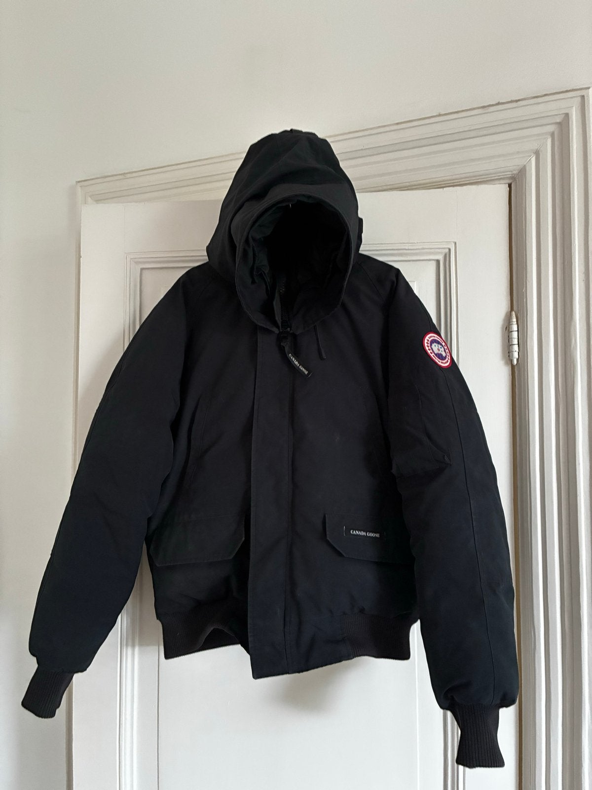 Canada Goose Chilliwack Bomber Zwart Maat M, Kleding | Heren, Verzenden, Zo goed als nieuw, Maat 48/50 (M), Zwart