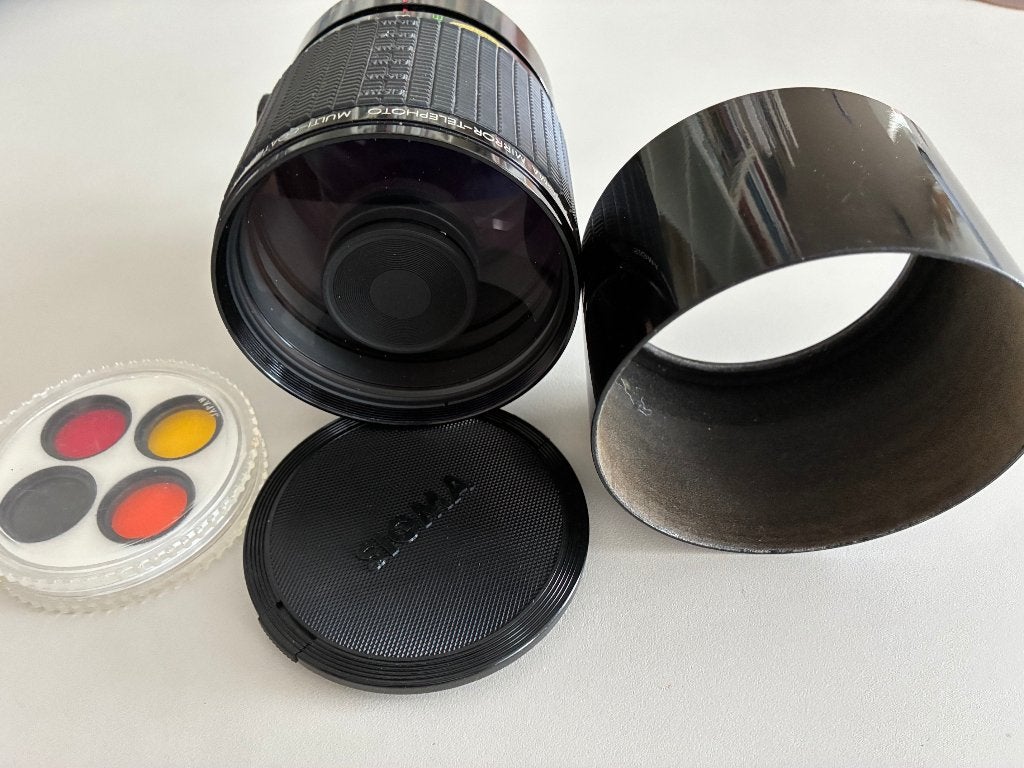 Sigma mirror-telephoto 600mm f8 (spiegel objectief) Nikon F, Audio, Tv en Foto, Fotografie | Lenzen en Objectieven, Ophalen, Gebruikt